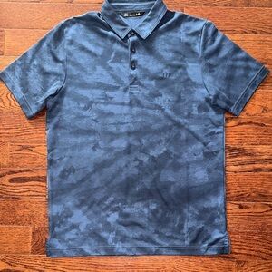Men's Travis Mathew Blue Polo Shirt size medium like new!!